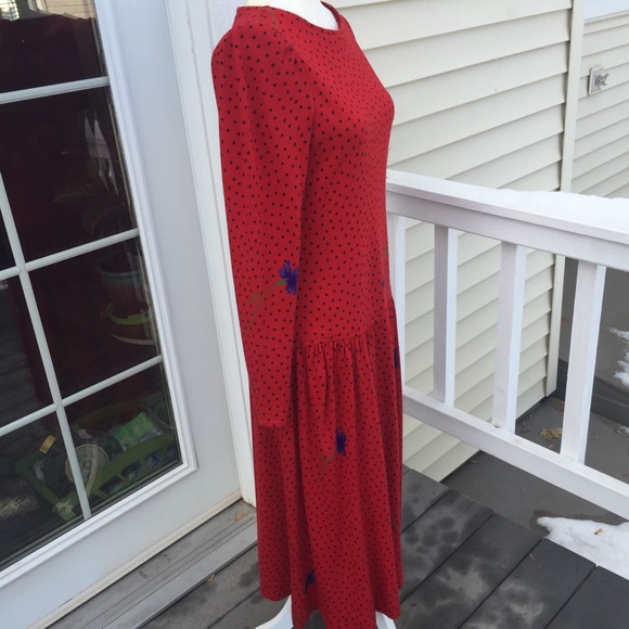 Vintage drop waist Dress. size 12 - Picture 7 of 10